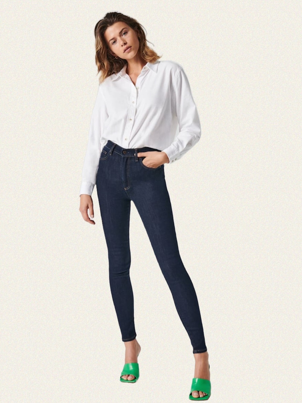 Denim Forum The Lola High Rise Skinny 26L